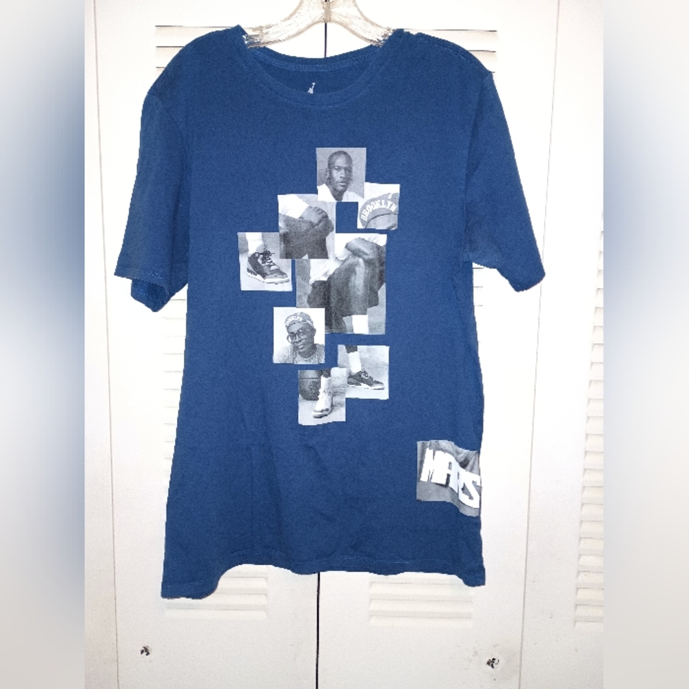 Men Blue NIKE AIR Jordan/Spike Lee Shirt (L)